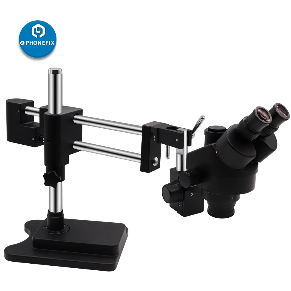 3.5X-90X Black Double Arm Ster - Stereo Trinocular Microscope Pcb 评论和价格