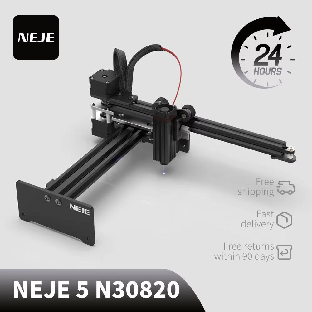 NEJE 5 N30820 40W Mini CNC Las - Mini Laser Engraver Cnc Router 评论和价格
