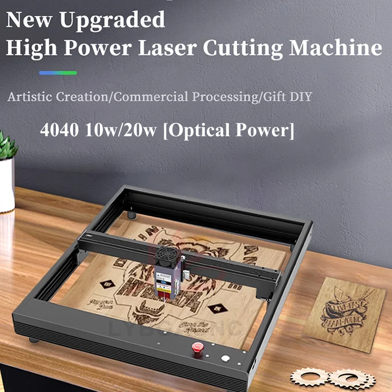 LY 4040 10W/20W Desktop Frame  - Mini Laser Engraver Cnc Router 评论和价格