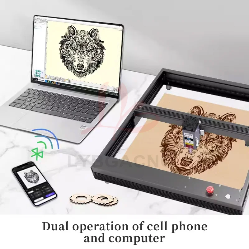 LY 4040 10W/20W Desktop Frame  - Mini Laser Engraver Cnc Router 评论和价格