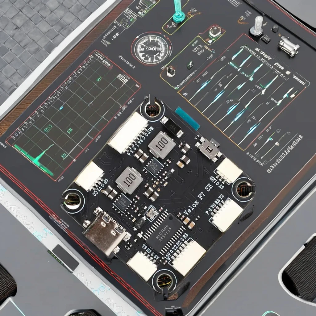 SkyDElT-HOBBY Velox F7 SE 30x3 - Fpv Flight Controller F7 Stack 60A 评论和价格