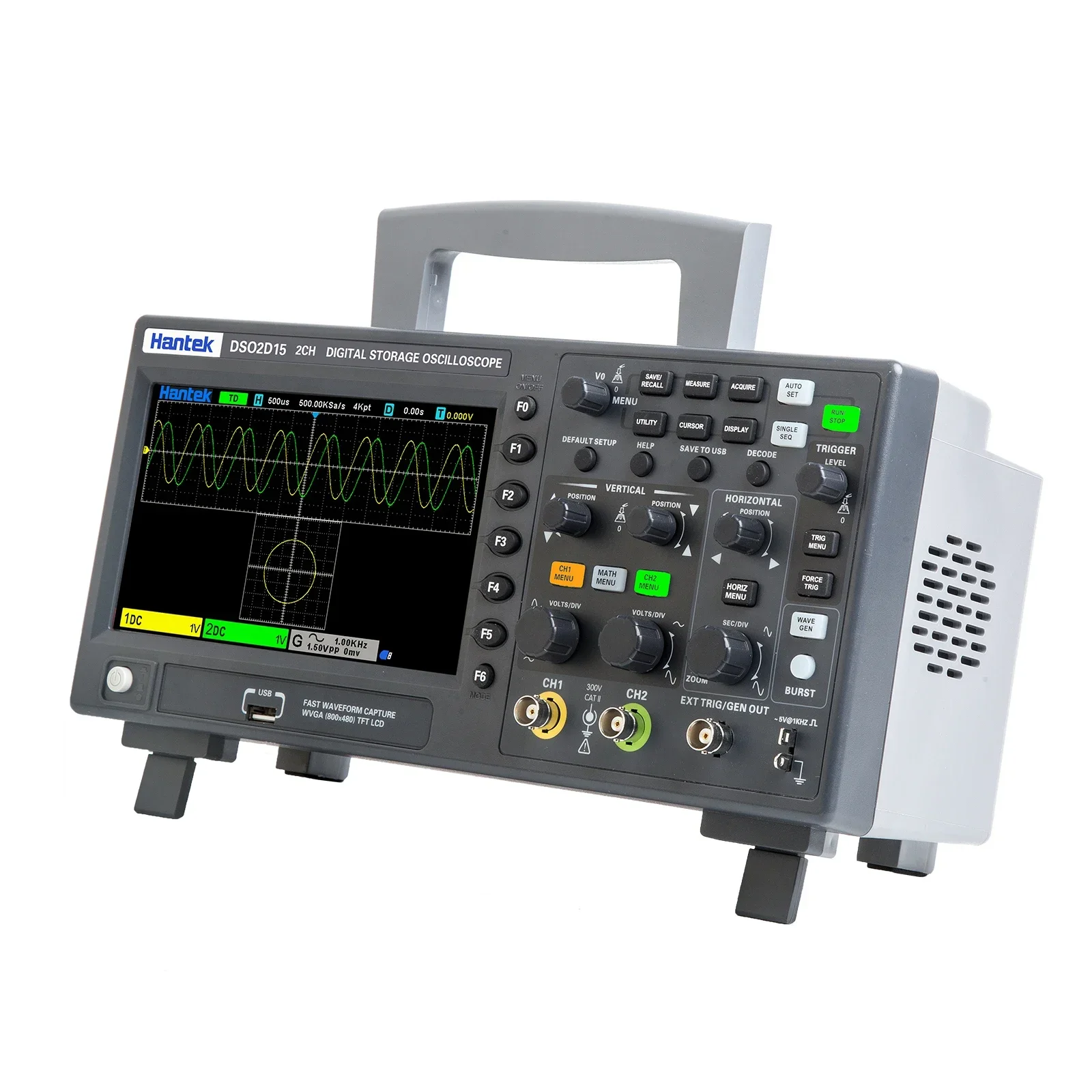 Sensitivity Hantek Signal Gene - Digital Storage Oscilloscope 100Mhz 评论和价格